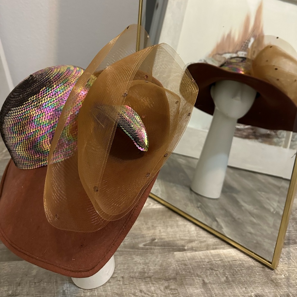 Vintage sequin hat